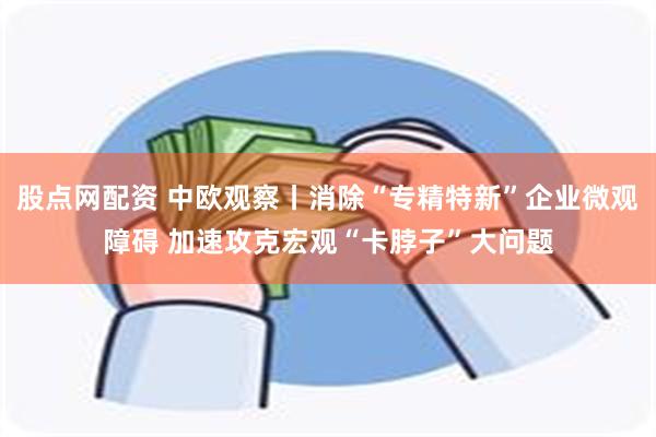 股点网配资 中欧观察丨消除“专精特新”企业微观障碍 加速攻克宏观“卡脖子”大问题