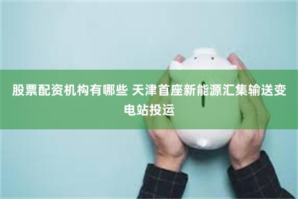 股票配资机构有哪些 天津首座新能源汇集输送变电站投运