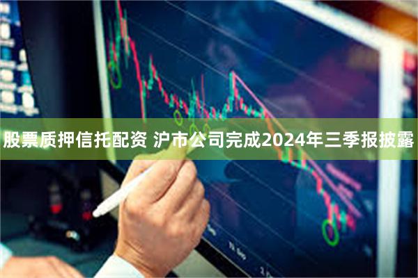 股票质押信托配资 沪市公司完成2024年三季报披露